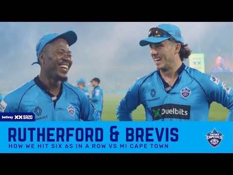 Sherfane Rutherford & Dewald Brevis | Going Big against MI Cape Town | Betway SA20