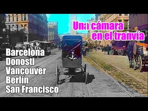Un paseo desde un tranvía a principios del Siglo XX 🚊 | La gran Filmoscopolia