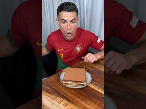 Why us BRO taking my CHOCOLATE CAKE?😭❤️🍰~ CHEFKOUDY #football #ronaldo