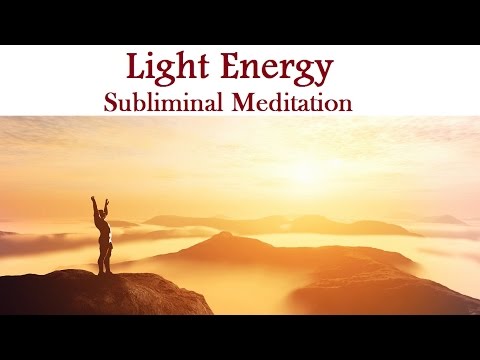 Healing Light Energy Subliminal Guided Meditation -  Mind Body Scan Isochronic Tones