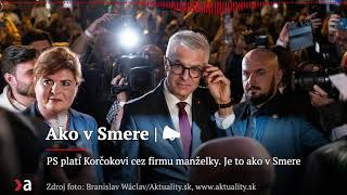 PS platí Korčokovi cez firmu manželky. Je to ako v Smere | Aktuality #n-l