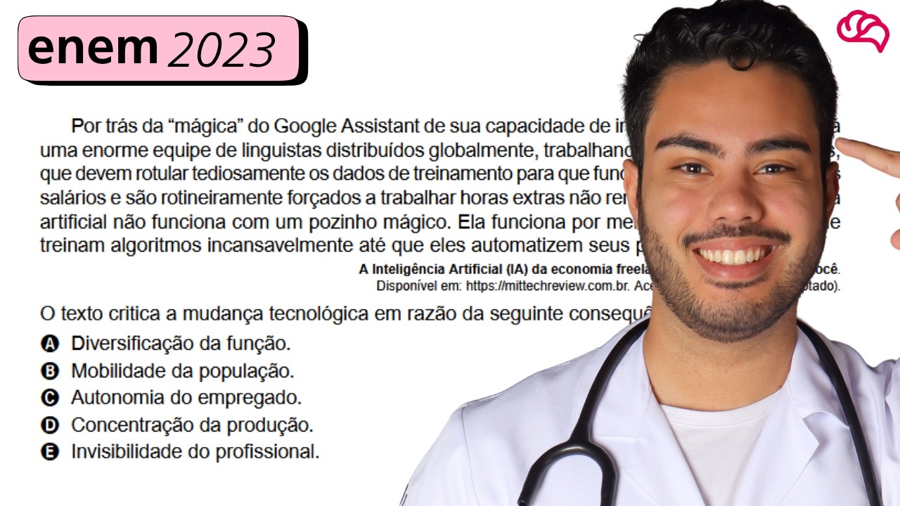 Resolução em Vídeo — Questão 61 ENEM 2023
