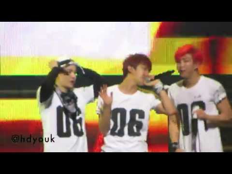 [FANCAM] 141213 방탄소년단 BTS The Red Bullet Episode II in Singapore Paldo Gangsan/Satoori Rap