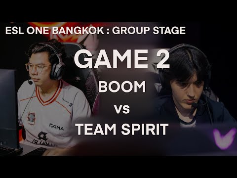 BOOM vs TEAM SPIRIT | GAME 2 - GROUP STAGE - HIGHTLIGHTS - ESL ONE BANGKOK 2024