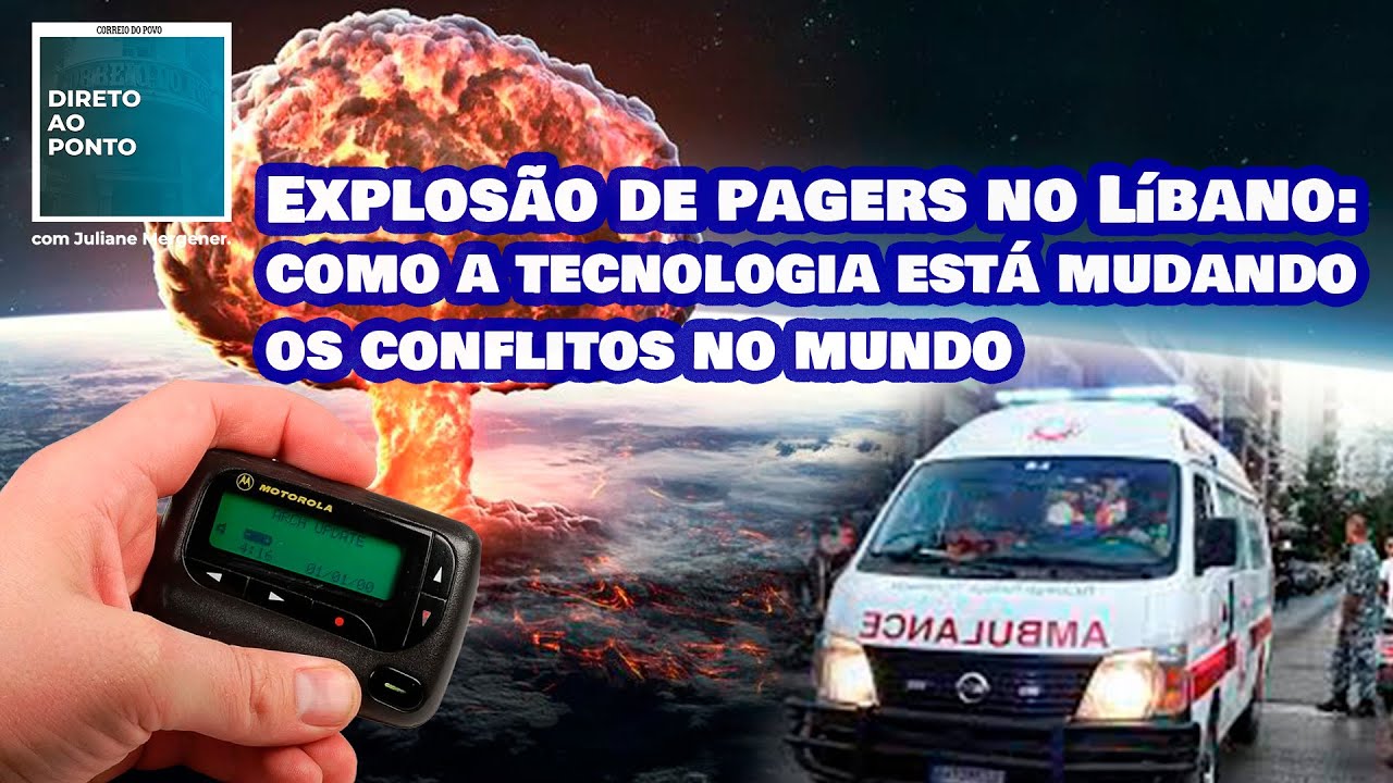 Explosão de pagers no Líbano: como a tecnologia está mudando os conflitos no mundo.