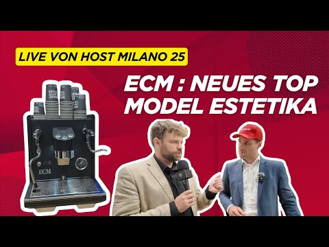 ECM Host Milano 2025 News: New Top Model Estetika & GBW Mühle