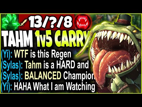 Made everyone to be afraid of my Immortal TAHM DEATH KENCH Build Guide 🔥 LoL Tahm Kench Gameplay