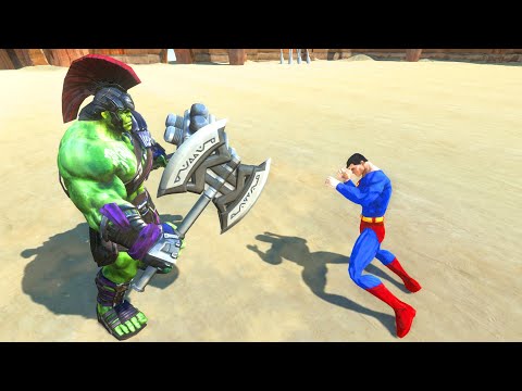 Who Superhero can Beat the Hulk? Warrior Hulk Vs Superhero and Villains