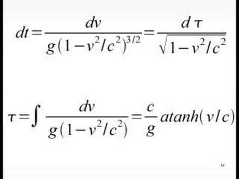 Uniform acceleration in relativity, #3/3