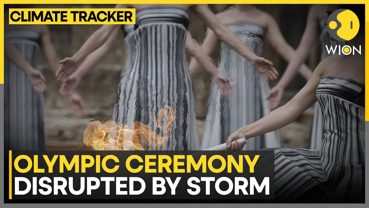 Olympic: Backup Flame to Launch Torch Relay as Bad Weather Affects Olympic Flame Lighting | WION