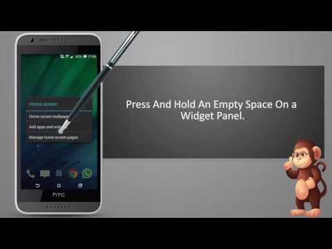 HTC How to set Home wallpaper smart phones user guide support