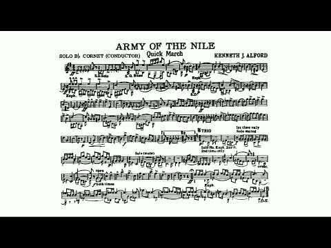 The Army Of The Nile March (Kenneth J. Alford) - Solo B-flat Cornet