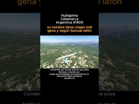 Huillapima, Catamarca desde el Microsoft Flight Simulator #huillapima #catamarca #argentina #msfs