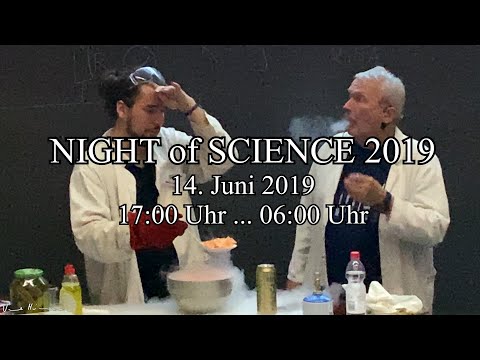 NIGHT of SCIENCE am 14. Juni 2019