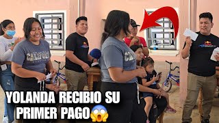 YOLANDA NO Puede Creer Que aya Recibido Su Primer Pago😱Todos Quedamos Sorprendidos AL Ver A YOLANDA