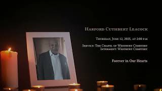 In Loving Memory of Hartford Leacock - Obituary
