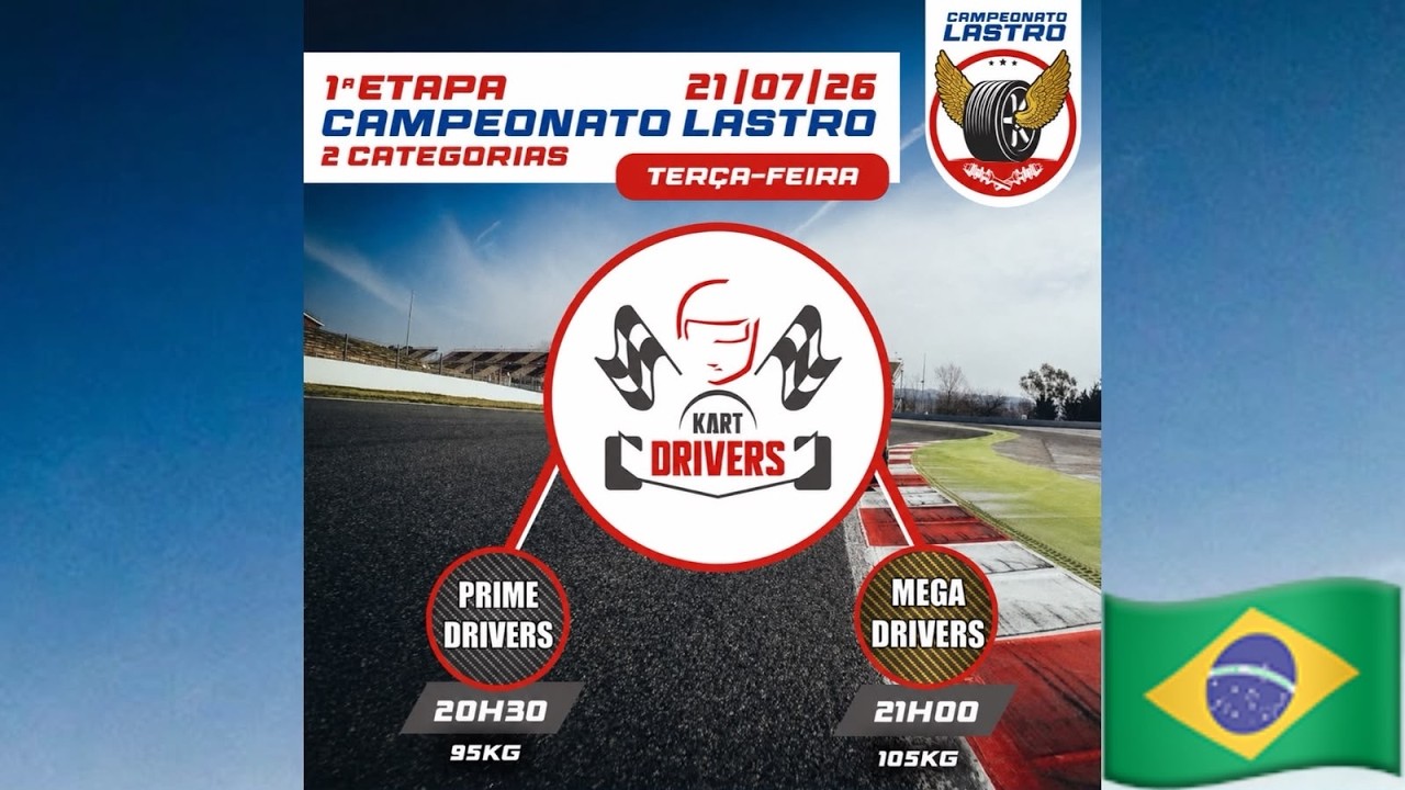 AO VIVO - KART DRIVERS - 21/07/2026