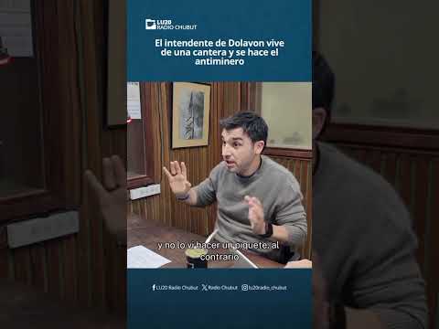 el Gobernador de Chubut se refiere a Bowen y su hipocresía #Dolavon #Chubut #Argentina #Gobernador