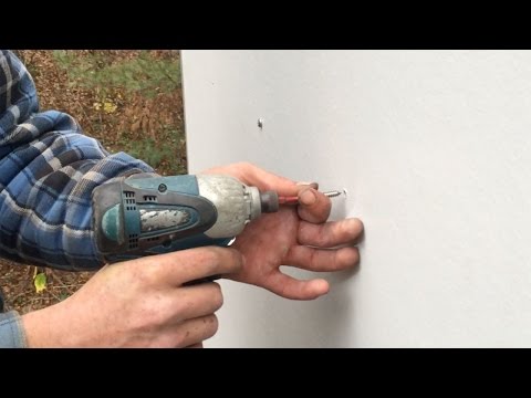 Fibercement Panel Siding Installation