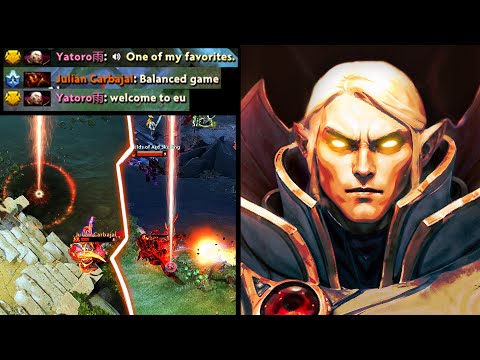 WHEN THE BEST CARRY IN THE WORLD PLAYS INVOKER | YATORO INVOKER AMAZING GAME | Dota 2 Invoker