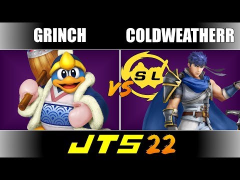 JTS 22 Grinch (King Dedede) vs SL|ColdWeatherr (Ike) Winners Round 1