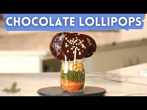 5 minute Chocolate Lollipops | Vineet Bhatia Recipes