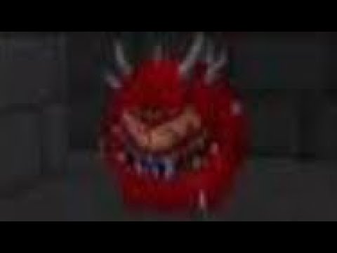 Cacodemon begs for mercy in DOOM 2