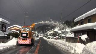 preview picture of video '【 HD 】 雪のトンネル　～　2011/01/02　ロータリー除雪車　～'