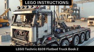 LEGO INSTRUCTIONS: Build the 8109 Flatbed Truck! 🚛✨ (Step-by-Step Flip Through) Book 2