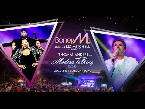 BONEY M & THOMAS ANDERS CONCERT - LA 2016