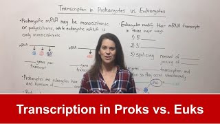 Transcription in Prokaryotes vs. Eukaryotes