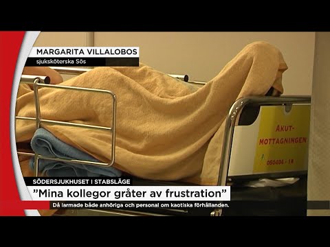 Kaos på Södersjukhuset - "Gråter av frustration" - Nyheterna (TV4)