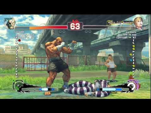 GULARK [Sagat] vs. earmans [Cody] | SSF4 AE