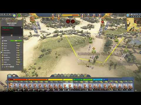 Total War Pharaoh Dynasties  - Minor Settlement Siege Battle