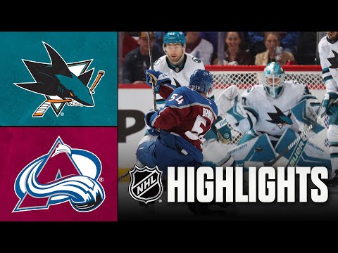 Sharks vs. Avalanche | NHL Highlights | February 04, 2026