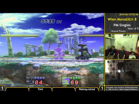 Wien Monatlich 8 [Project M Singles GF] Relinquished (Ike, Mr. G&W) vs. Timi (Falco, ROB, Roy)