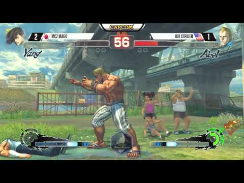 CEO 2015  USF4 Top 8 Winners Bracket - MCZ Mago (Yang) vs 801 Strider (Abel)
