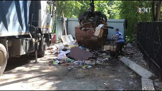 Контейнерную площадку привели в порядок только после вмешательства Госадмтехнадзора и Общественной п