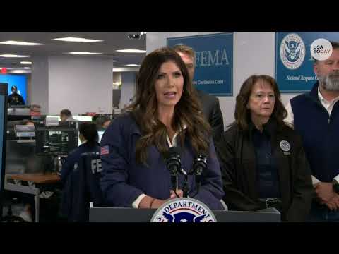 Kristi Noem press conference on Alex Pretti shooting claims Minneapolis man was a 'terrorist'