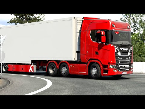 ETS 2 - Scania 580 S Transporting Ice Cream from Lathi to Vyborg Part 2