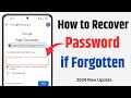 How To Reset Or Recover Gmail Account Password If Forgotten 2024