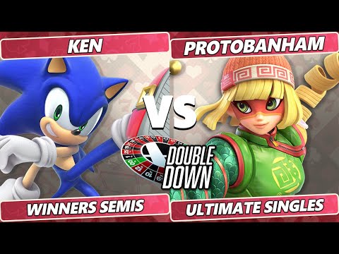 Double Down 2022 Winners Semis - KEN (Sonic, Sephiroth) Vs. ProtoBanham (Min-Min, Lucina) SSBU Smash