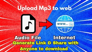 How To Upload Audio Files Online Share Download Li