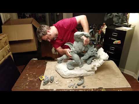 WIP #1 1/5 Hulk Vs. Thor Prototype by B.E.S.T sculpted by Avi Ay