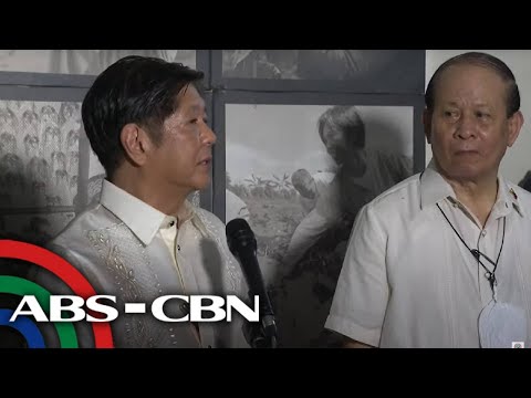 BBM answers questions from the media following his attendance at the DA Anniversary ABS-CBN News