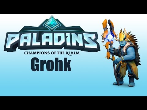 Paladins Beta Gameplay #4 - Grohk