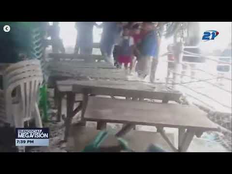 Turistas captan presencia de cocodrilo en la costa de San Pedro Masahuat. GMV