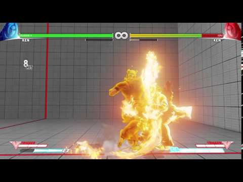 STREET FIGHTER V Ken 12-Hit BnB Combo | SFV