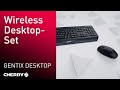 Cherry Tastatur-Maus-Set Desktop Gentix