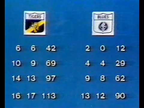 1982 2nd Semi Final - Richmond v Carlton. The Winners.